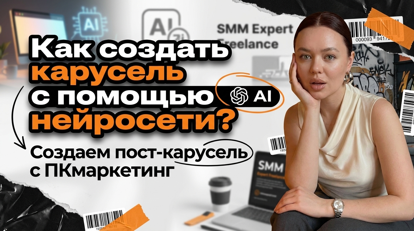 Как создать пост-карусель с помощью нейросети?