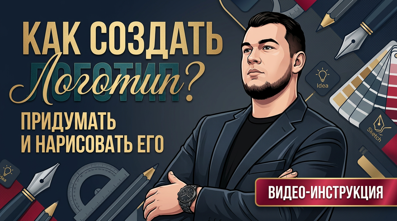 Как создать логотип? Придумать и нарисовать его