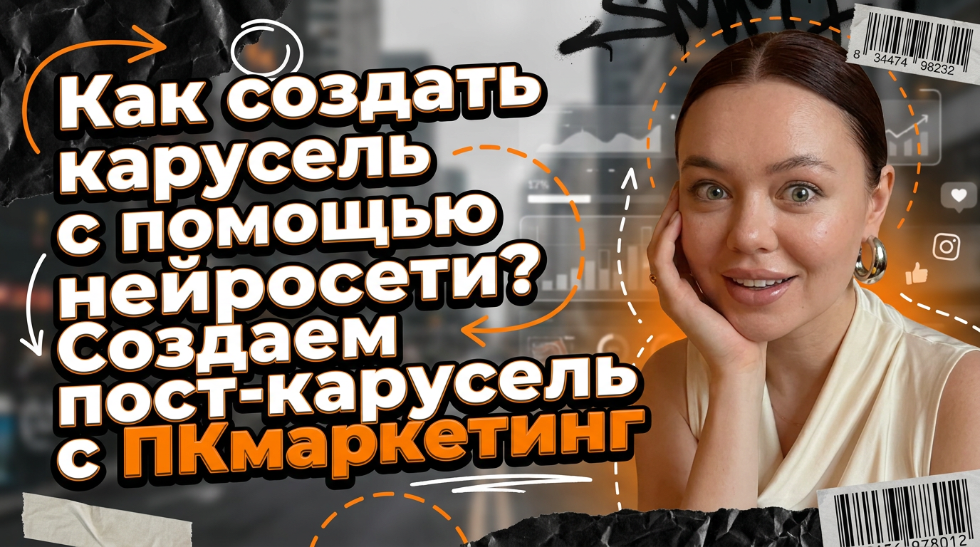 Как создать пост-карусель с помощью нейросети?